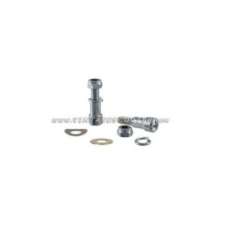 Jeu d axes de leviers empreinte cruciforme avec rondelles de calage